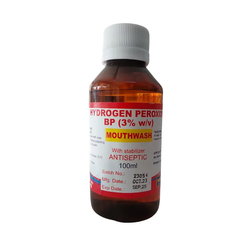 HYDROGEN PEROXIDE MOUTH WASH 3% 100ML (PRINCE) BOTTLE 1'S