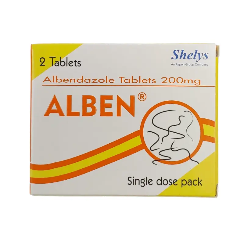 Albendazole Tabs 200mg (ALBEN) 2's