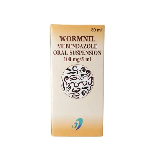 [101111] MEBENDAZOLE 100MG/5ML (WORMNIL) BOTTLE 1'S