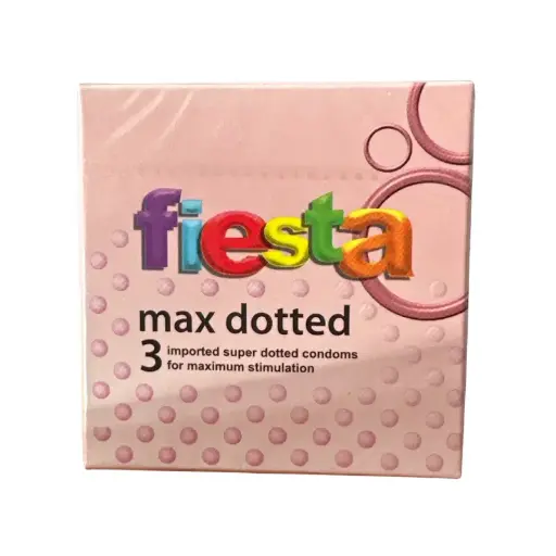 [101554] FIESTA MAX DOTTED CONDOMS