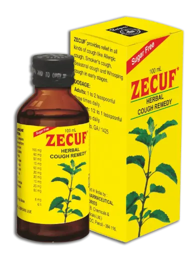 [101664] ZECUF HERBAL COUGH REMEDY (SUGAR FREE) 100ML