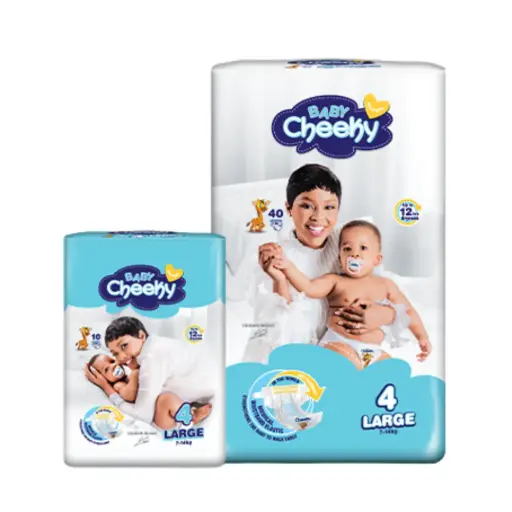 [101688] BABY CHEEKY Diapers (Large | 7–14kg) 10's