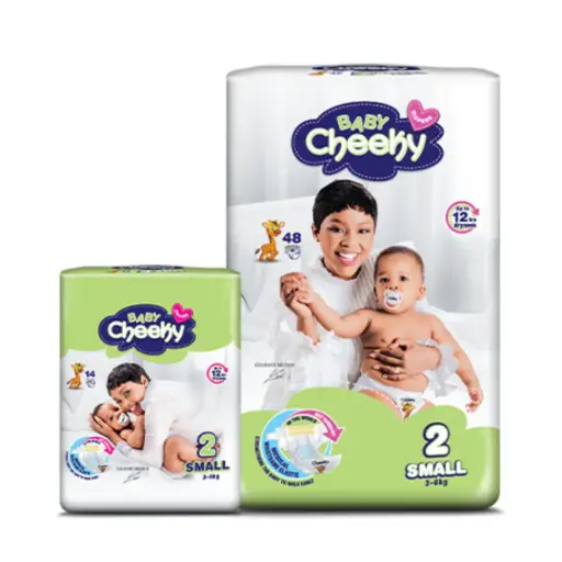 [101694] BABY CHEEKY Diapers (Small | 3-6kg) 48's