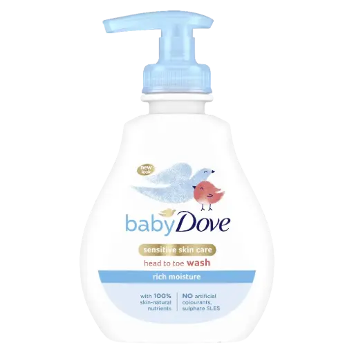 [101726] BABY DOVE Rich Moisture Head to Toe Wash 200ml