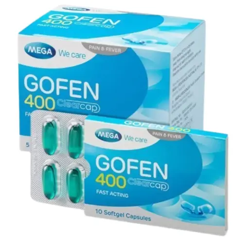 [101776] Ibuprofen Caps 400mg (GOFEN) 10's