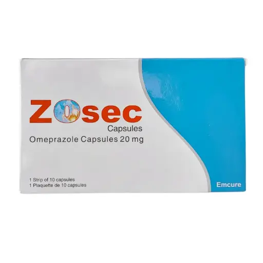 [101790] Omeprazole 20mg Tabs (ZOSEC) 10's