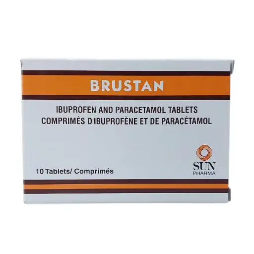[101823] Ibuprofen & Paracetamol Tabs (BRUSTAN) 10's
