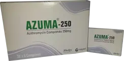 [100878] Azithromycin 250mg (AZUMA) Tabs 6's