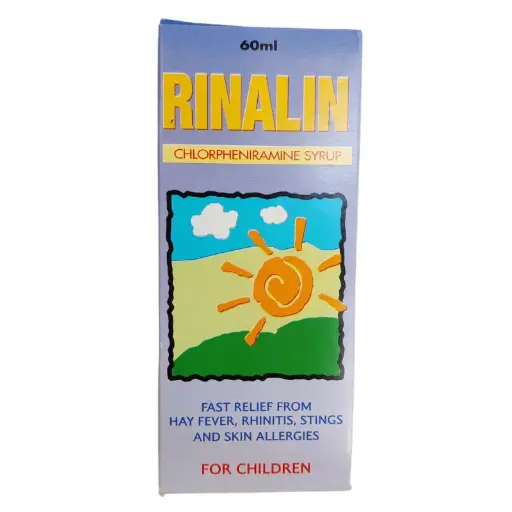[100931] CHLORPHENIRAMINE 100ML (RINALIN) BOTTLE 1'S